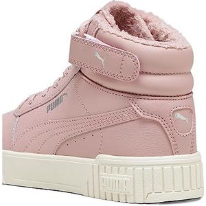 PUMA Carina 2.0 Mid WTR Jr Sneaker voor meisjes, Future Pink PUMA Silver Alpine Snow, 36 EU