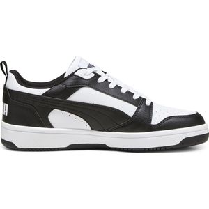 PUMA Rebound v6 Low Unisex Sneakers - Wit/Zwart - Maat 46