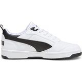 PUMA Unisex Rebound V6 Low Sneaker, Puma White Puma Zwart, 41 EU