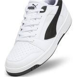 Puma Rebound V6 Low Sneakers Wit/Zwart