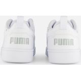 PUMA Unisex Rebound V6 Low Sneaker, Puma Wit Koel Licht Grijs, 43 EU
