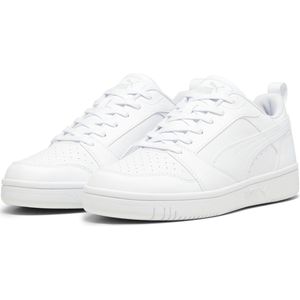 PUMA Rebound v6 Low Unisex Sneakers - PUMA White-Cool Light Gray