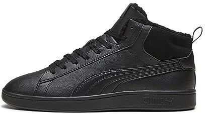 PUMA PUMA Smash 3.0 Mid Wtr Sneakers voor heren, Puma Black Shadow Grey, 38 EU
