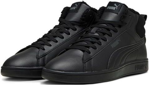 Puma - SMASH 3.0 MID WTR - Sneakers - Zwart - Synthetisch Bovenwerk