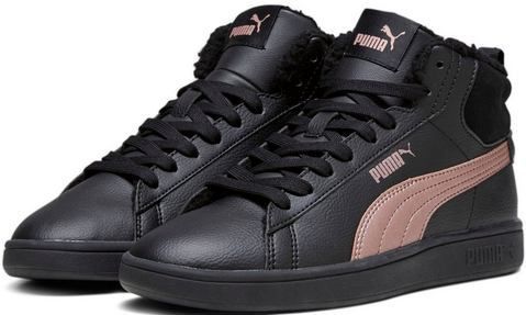 PUMA - Smash 3.0 Mid WTR - Tennisschoenen - Roze/Zwart/Goud