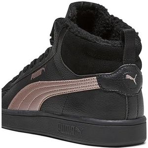 PUMA Puma Smash 3.0 Mid Wtr heren Sneaker, Black Rose Gold Metallic, 44 EU