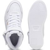 PUMA Carina Street Mid Sneaker voor dames, Puma White PUMA White PUMA Goud, 39 EU