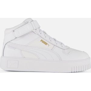 PUMA Carina Street Mid Sneaker voor dames, Puma White PUMA White PUMA Goud, 36 EU