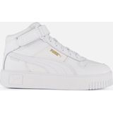 PUMA Carina Street Mid Sneaker voor dames, Puma Wit Puma Wit Puma Goud, 37 EU