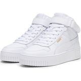 PUMA - Carina Street - Sneakers - Wit/Goud - Gerecycled Materiaal