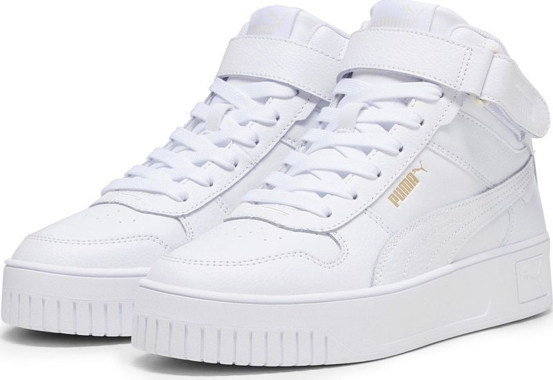 PUMA - Carina Street - Sneakers - Wit/Goud - Gerecycled Materiaal