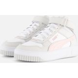 PUMA Carina Street Mid Sneaker voor dames, Puma White Frosty Pink Feather Grijs, 40.5 EU