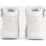 PUMA Carina Street Mid Sneaker voor dames, Puma White Frosty Pink Feather Grijs, 40.5 EU
