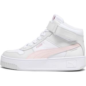 Puma Carina Street Mid Sneakers Wit/Lichtroze