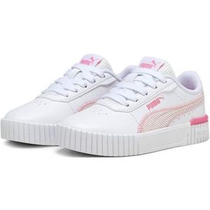 PUMA Carina 2.0 Corduroy Ps Sneaker voor meisjes, Puma Witte Frosty Pink Aardbei Burst