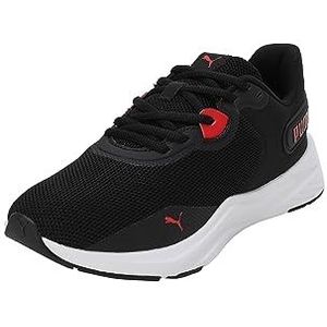 PUMA Unisex Disperse Xt 3 Knit Road Running Schoen, Puma Black PUMA White for All Time Red, 46 EU