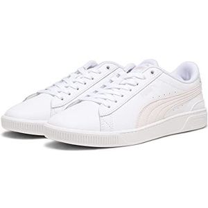 PUMA Vikky V3 Lthr Sneaker voor dames, Puma Wit Galaxy Roze, 36 EU