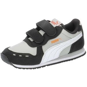 PUMA Cabana Racer Sl 20 V Inf uniseks-baby Sneaker ,ASH GRAY-PUMA WHITE-PUMA BLACK,22 EU