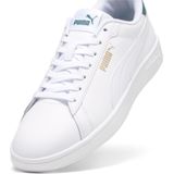 PUMA - Smash 3.0 L - Sneakers - Wit/Goud - Leer - Gerecycled Materiaal