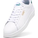 PUMA - Smash 3.0 L - Sneakers - Wit/Goud - Leer - Gerecycled Materiaal