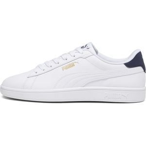 Puma - Smash Schoenen - Wit - Leer - Gerecycled Materiaal