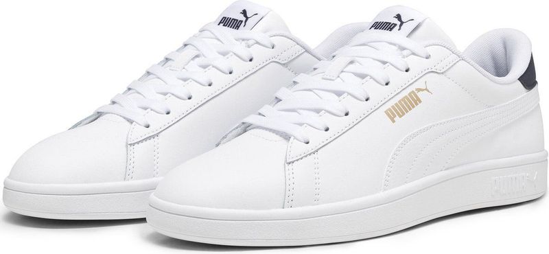 PUMA - Smash 3.0 - Sneakers - Wit - Goud - Heren
