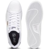 Puma Smash 3.0 L Sneaker uniseks-volwassene, PUMA WHITE-PUMA NAVY-PUMA GOLD, 44.5 EU