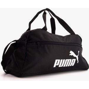 PUMA Phase Uniseks sporttas, Puma zwart/grijs gemêleerd medium, X