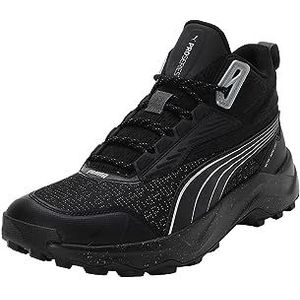 PUMA Unisex Obstruct Pro Mid WTR Road Loopschoen, Puma Zwart Koel Donkergrijs, 36 EU