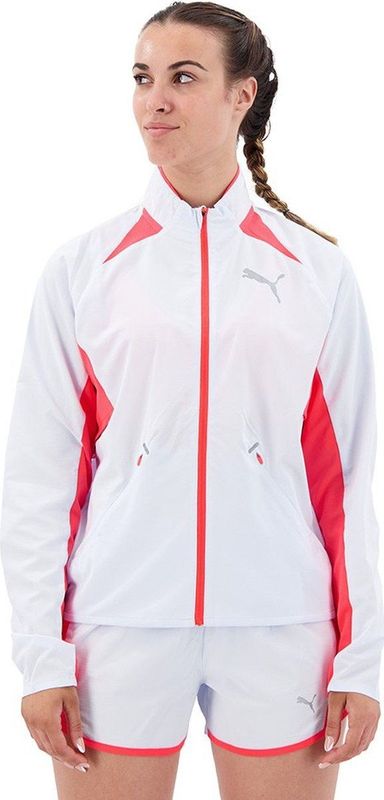 Puma Run Ultraweave Jas Wit L Vrouw