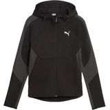 Puma - Evostripe - Sweatshirt - Zwart - Met Rits, Vochtafvoerende Stof