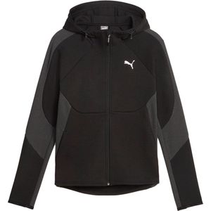 Puma - Evostripe Hoodie - Dames - Grijs - Katoen/Polyester