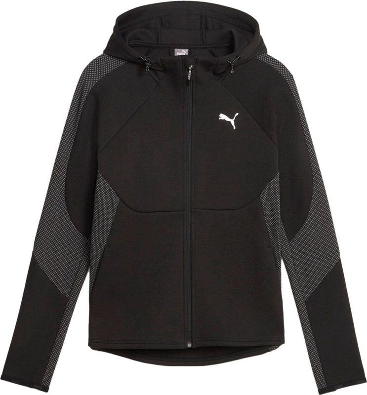 Puma - Evostripe - Sweatshirt - Zwart - Met Rits, Vochtafvoerende Stof