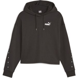 Puma Ess Tape Fl Hoodie Zwart Vrouw