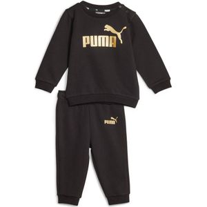 Puma minicats essentials+ trainingspak in de kleur zwart.