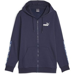 Puma - Ess Tape Camo - Sweatshirt - Groen - 66% Katoen, 34% Polyester Recycled, Gewicht 280 G/M²