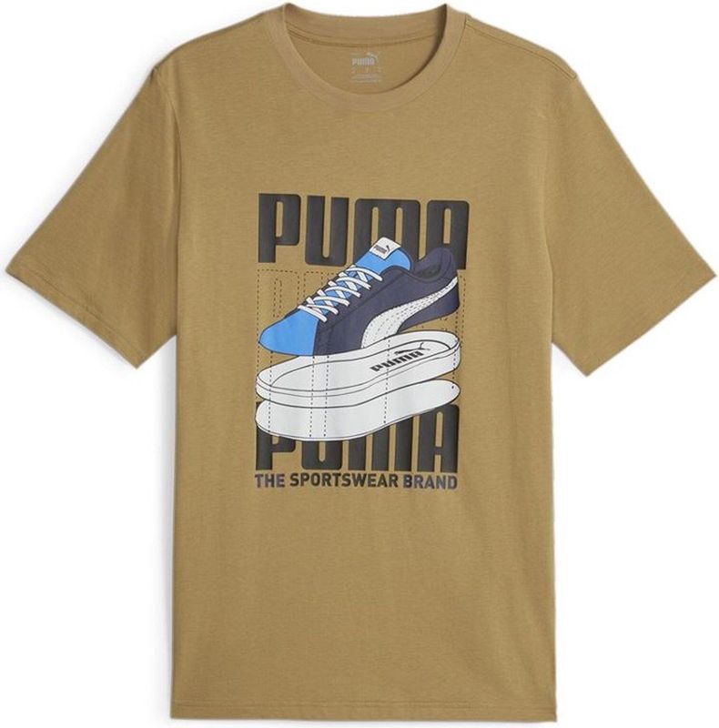 Men's t-shirt puma graphic sneaker beige