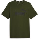 PUMA - Essentials Logo Tee - T-shirt - Zwart - Katoen