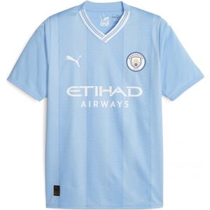 PUMA MCFC Home Jersey Replica Heren Sportshirt - Lichtblauw Wit