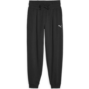 Puma - Her Trainingsbroek - Sweatbroek - Zwart - Katoen - French Terry