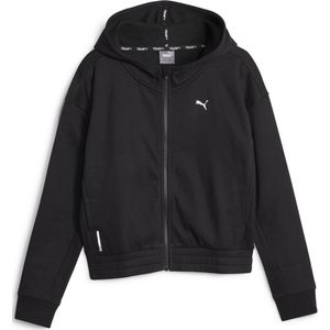 PUMA Train Favorite Fleece Full Zip Dames Sporttrui - Zwart
