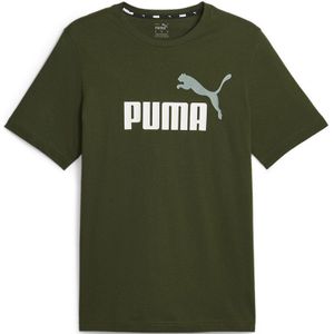 Puma ESS+ Col 2 Logo heren T-shirt groen