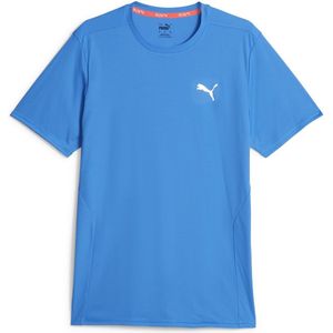 PUMA RUN FAVORITE SS TEE M Heren Sportshirt - Blauw