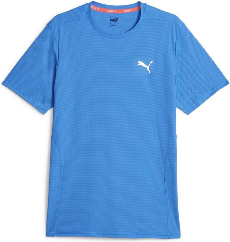 PUMA RUN FAVORITE SS TEE M Heren Sportshirt - Blauw