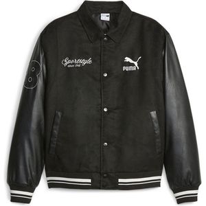 Puma - Vintage Varsity Jacket - Tussenjas - Zwart - Katoen