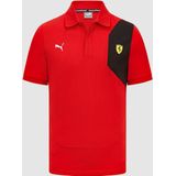 Ferrari Fanwear Classic polo rood M - Charles Leclerc - Carlo Sainz - Formule 1 - Scuderia