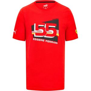 Scuderia Ferrari Fanwear Mens Driver Tee red