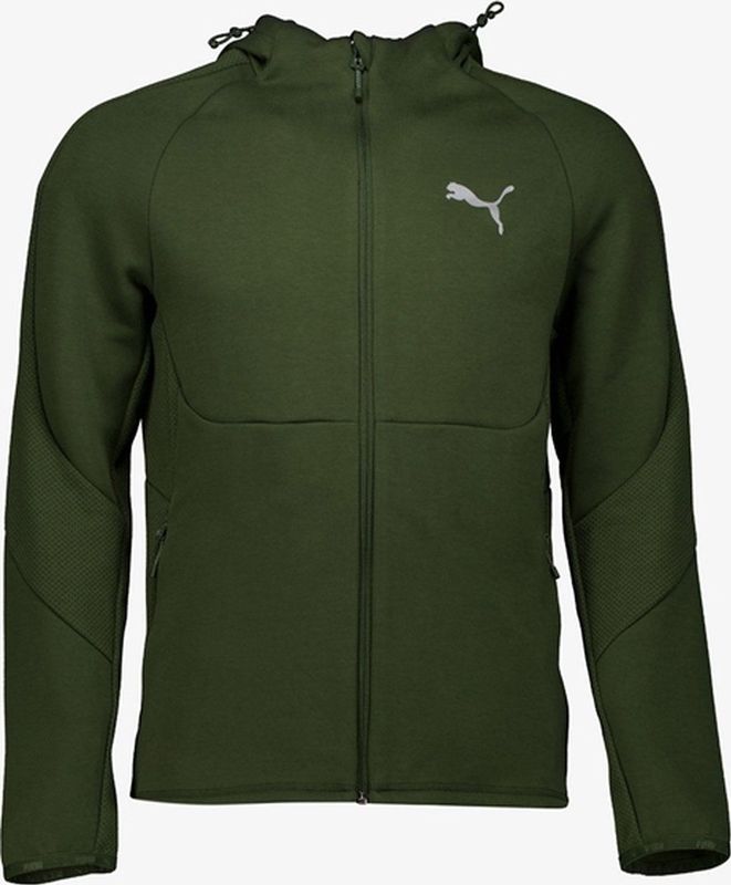 Puma Evostripe heren sweatvest groen