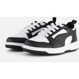 PUMA Rebound V6 Lo Ac Ps Sneakers voor kinderen, uniseks, Puma White Puma Black, 31 EU