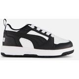 PUMA Rebound V6 Lo Ac Ps Sneakers voor kinderen, uniseks, Puma White Puma Black, 31 EU